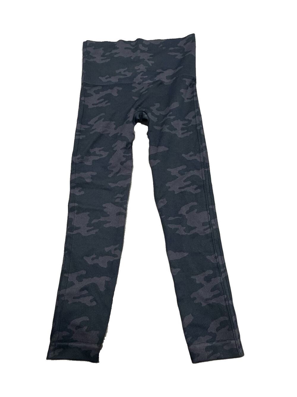 SPANX black camo Look at Me Now leggings seamless high rise Women's Small AI24